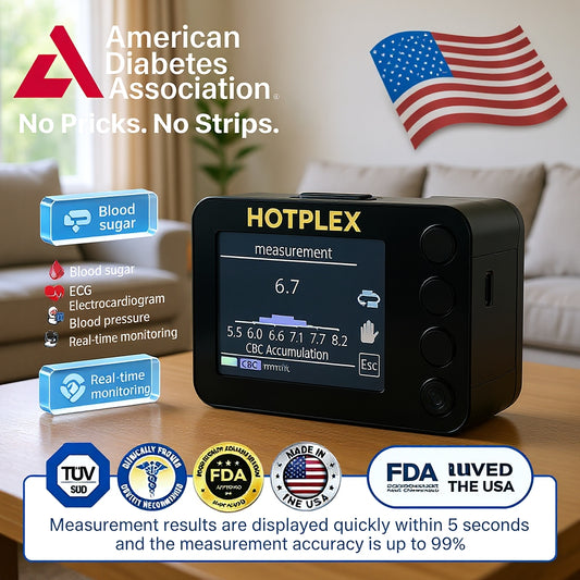 Hotplex™ Advanced Non-Invasive Glucose Monitor-99.9% Accuracy + Exclusive Gift ✅TGA Approved